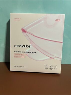 Medicube PDRN Pink Collagen Gel Mask 4 Pack - Pink